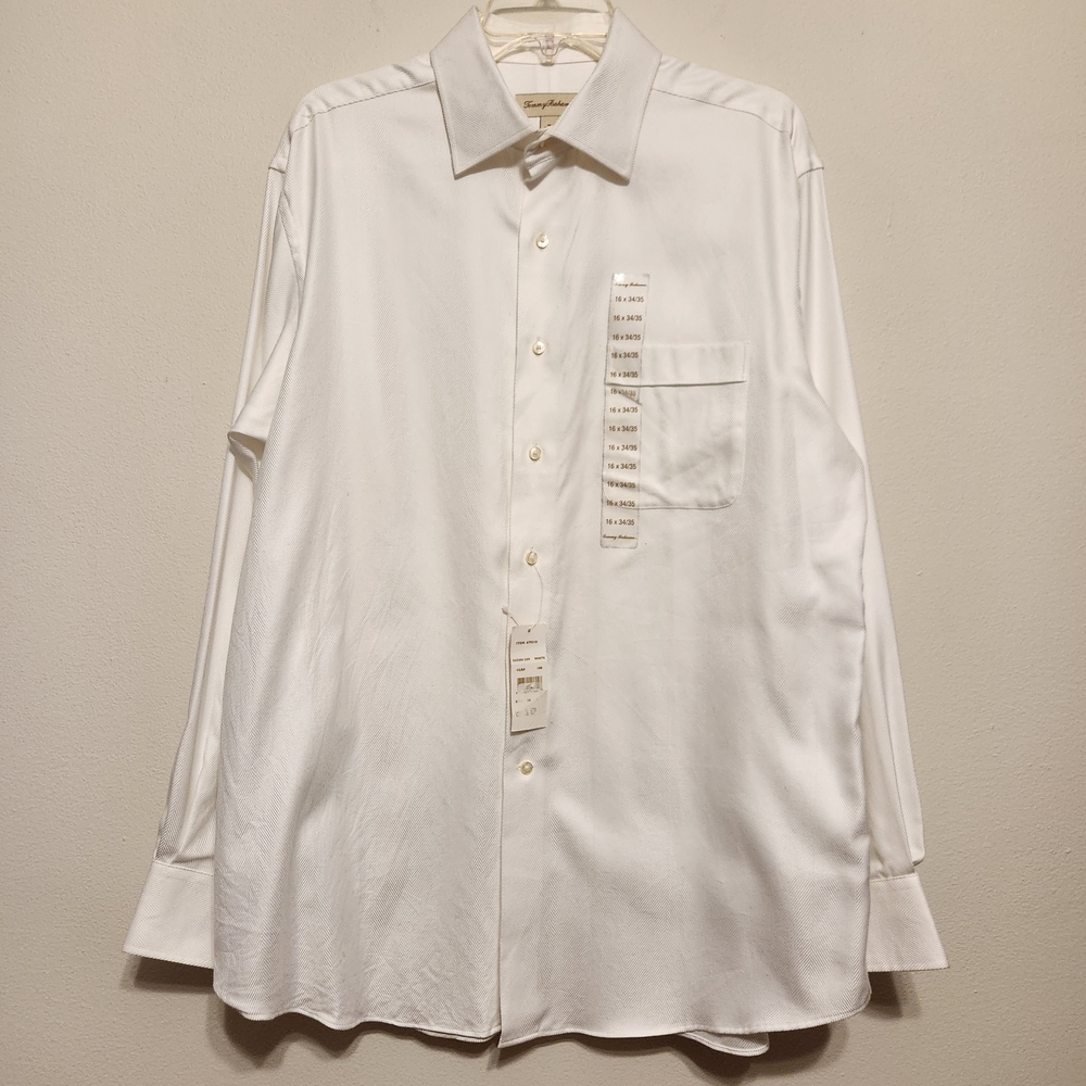 Tommy Bahama Cream Cotton Button Down Shirt